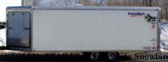 STOLEN  TRAILER  Cargo Mate Snowbird, Near Lino Lakes, MN, 55038
